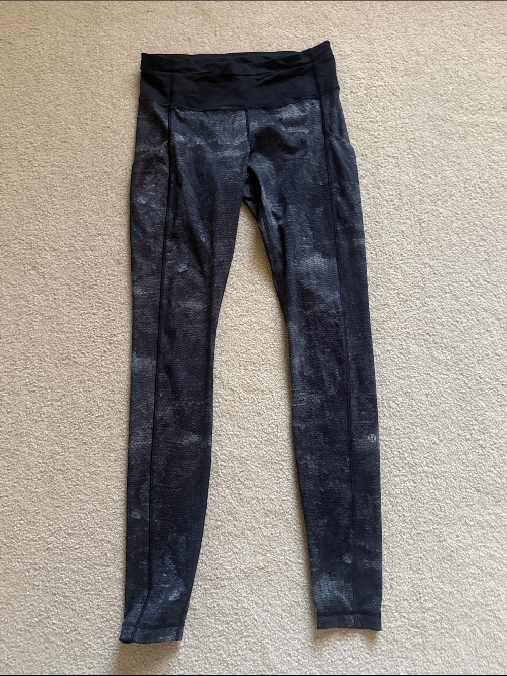 lululemon athletica Black Heathered Jeggings